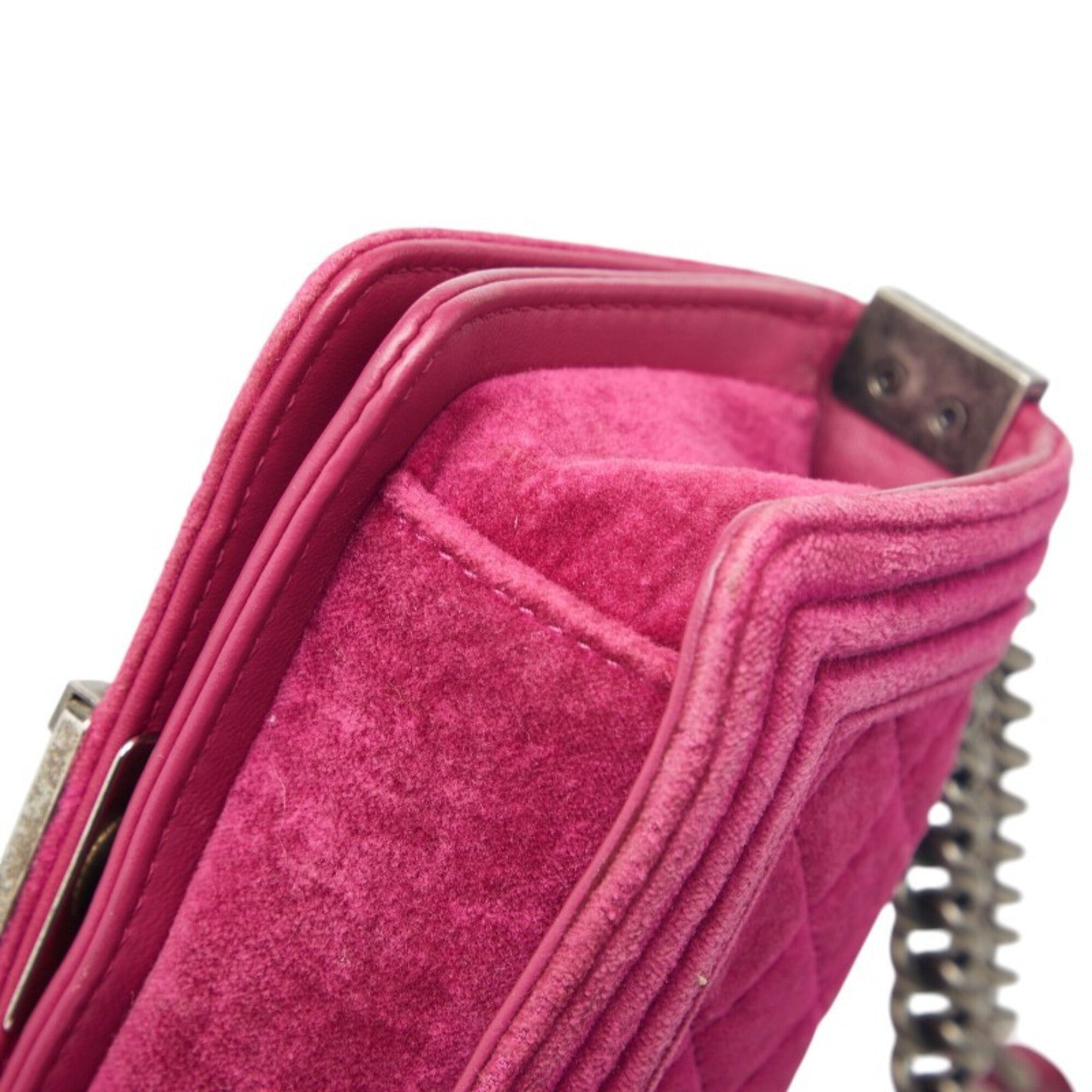 Chanel Pink Leather Shoulder Bag