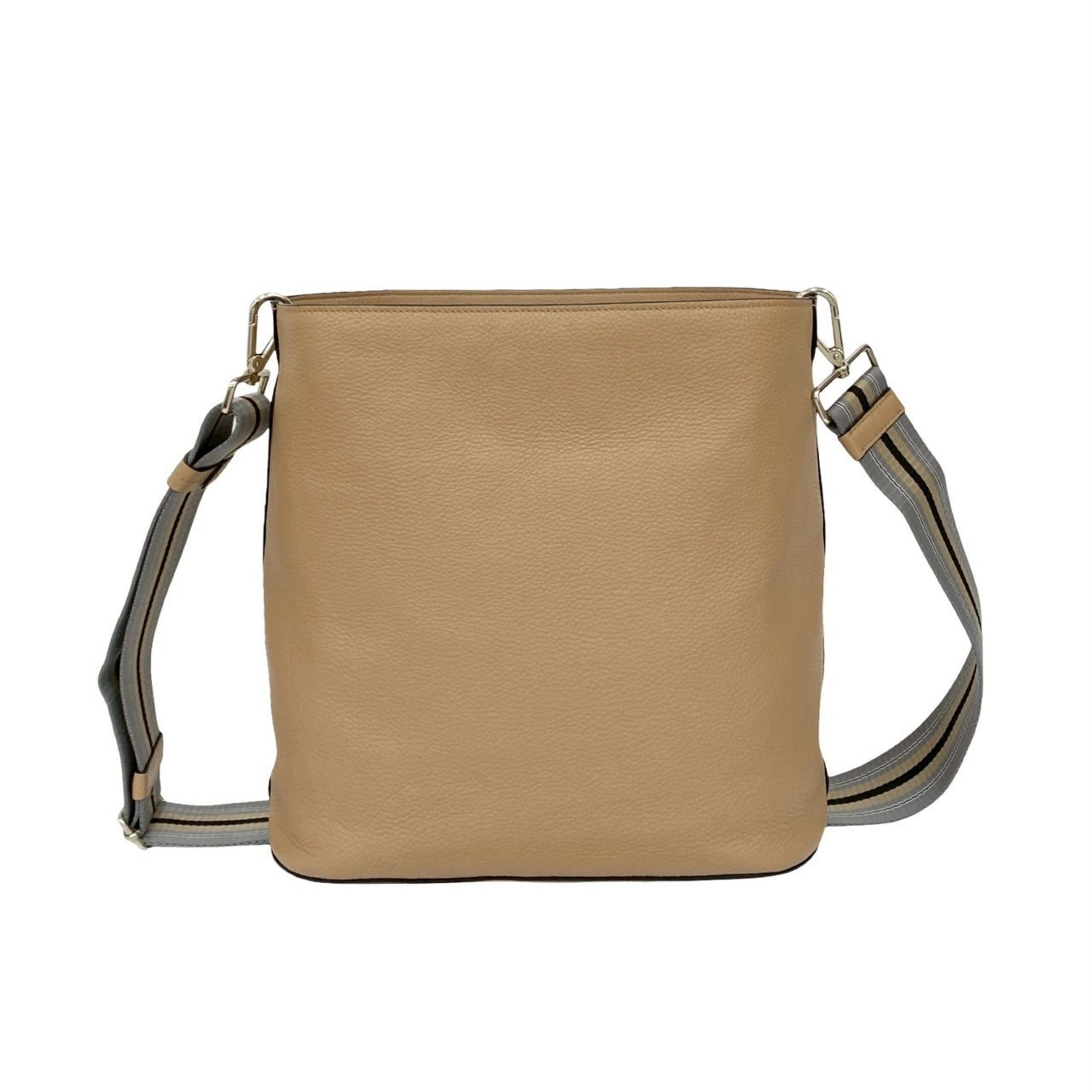 Prada Beige Leather Pochette Shoulder Bag