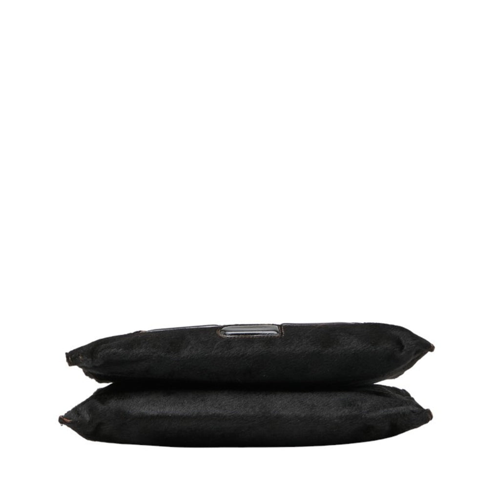 Bottega Veneta Black Patent Leather Leather Handbag