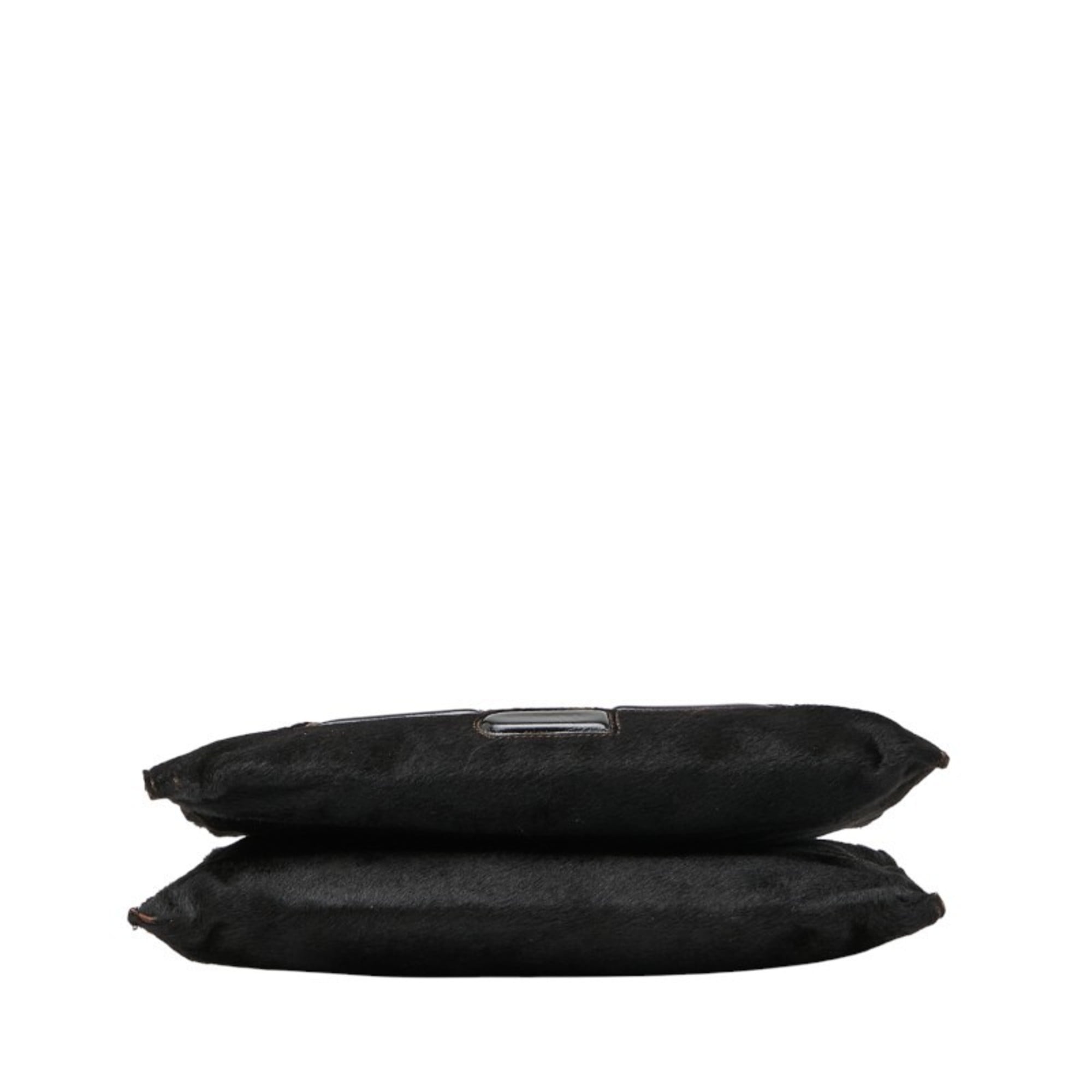 Bottega Veneta Black Patent Leather Leather Handbag