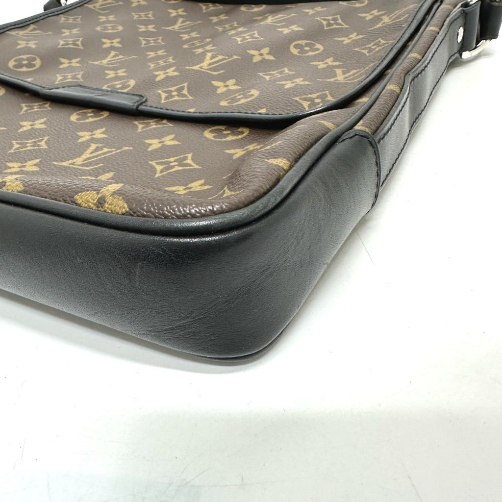 Louis Vuitton Monogram Macassar Black Brown Shoulder Bag