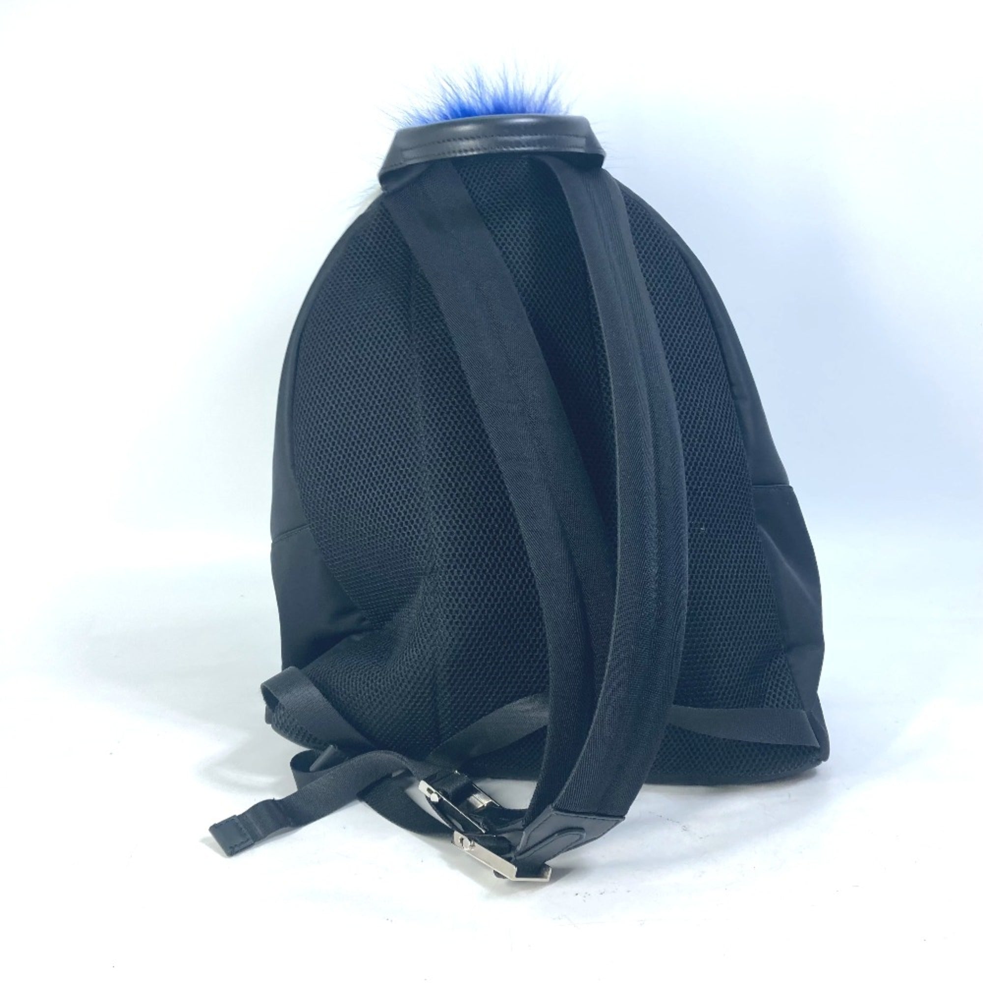 Fendi Black Cloth Backpack