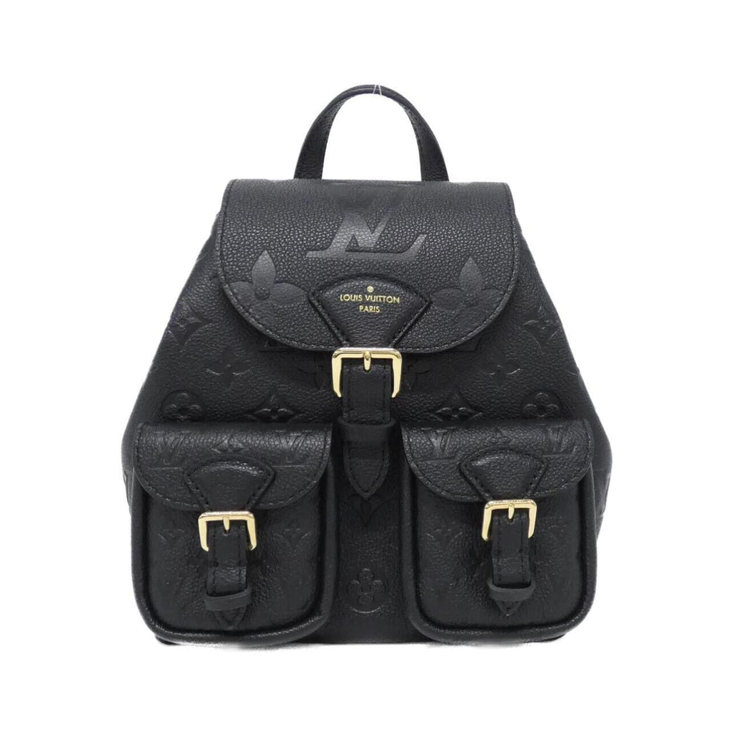 Louis Vuitton Black Leather Backpack