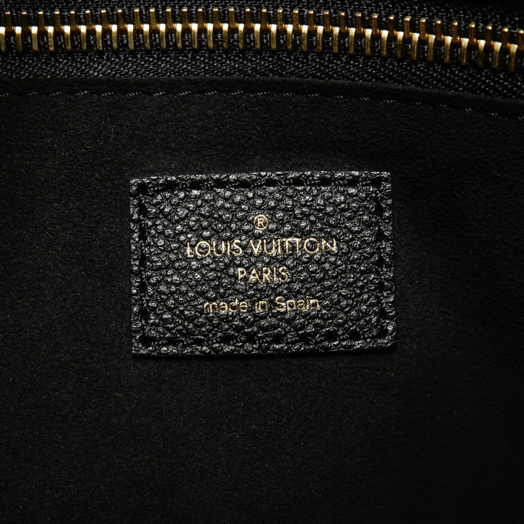 Louis Vuitton Black Monogram Empreinte Tote Bag