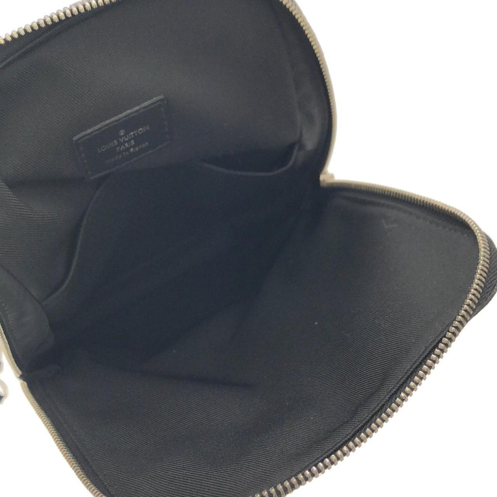 Louis Vuitton Graphite Coated Canvas Shoulder Bag