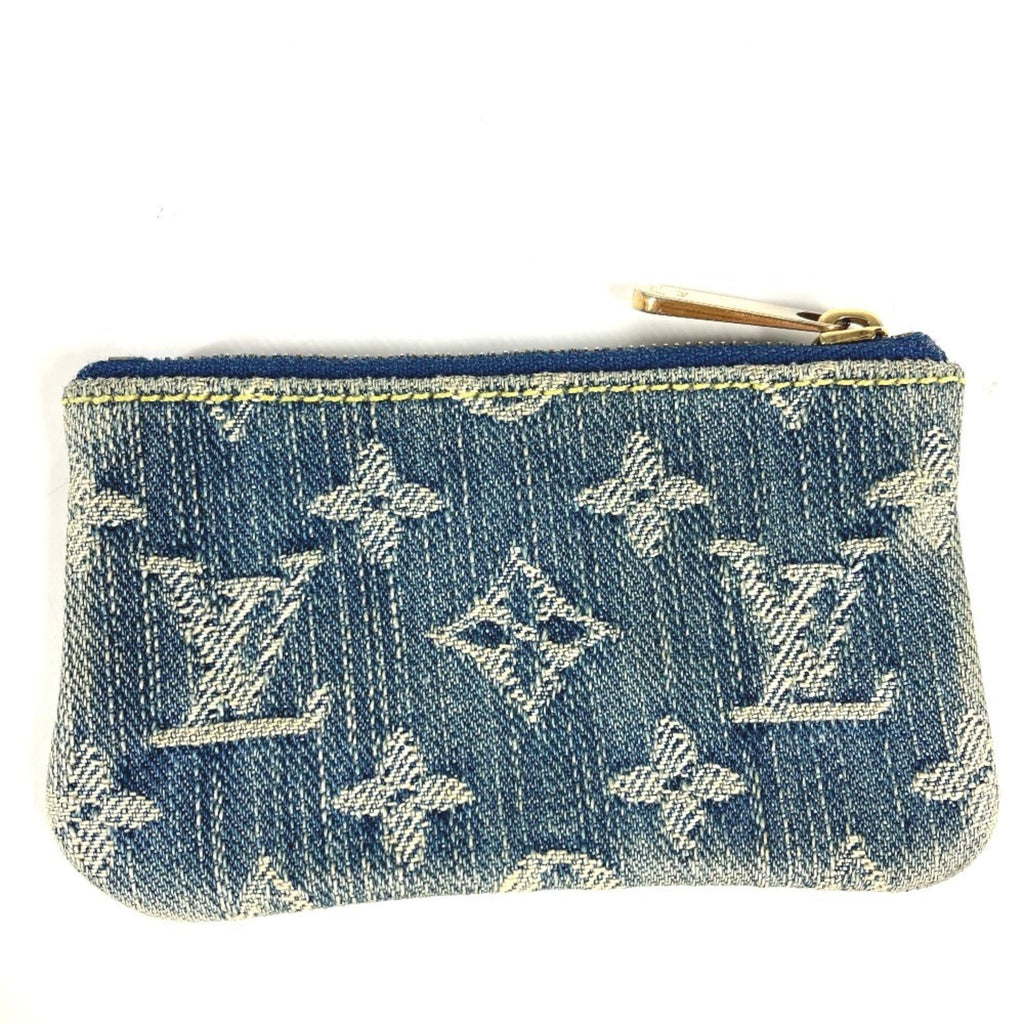 Louis Vuitton Blue Monogram Denim Coin Purse/Coin Case
