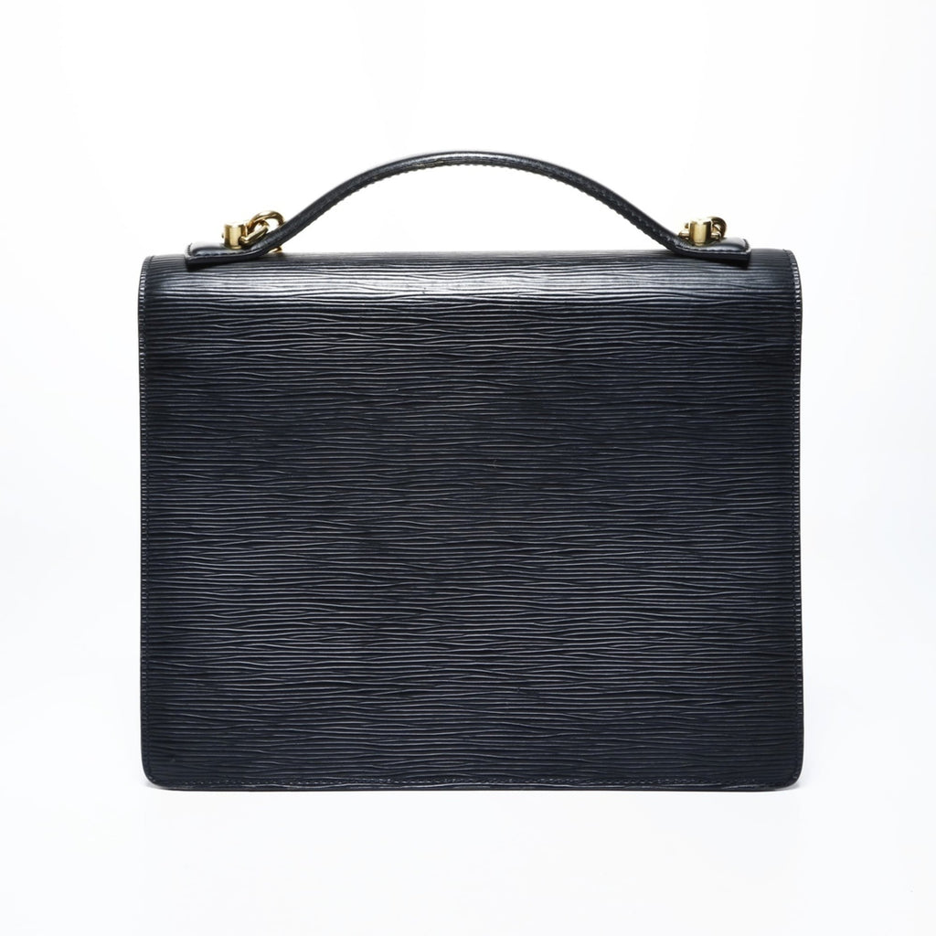Louis Vuitton Epi Black Epi Leather Handbag