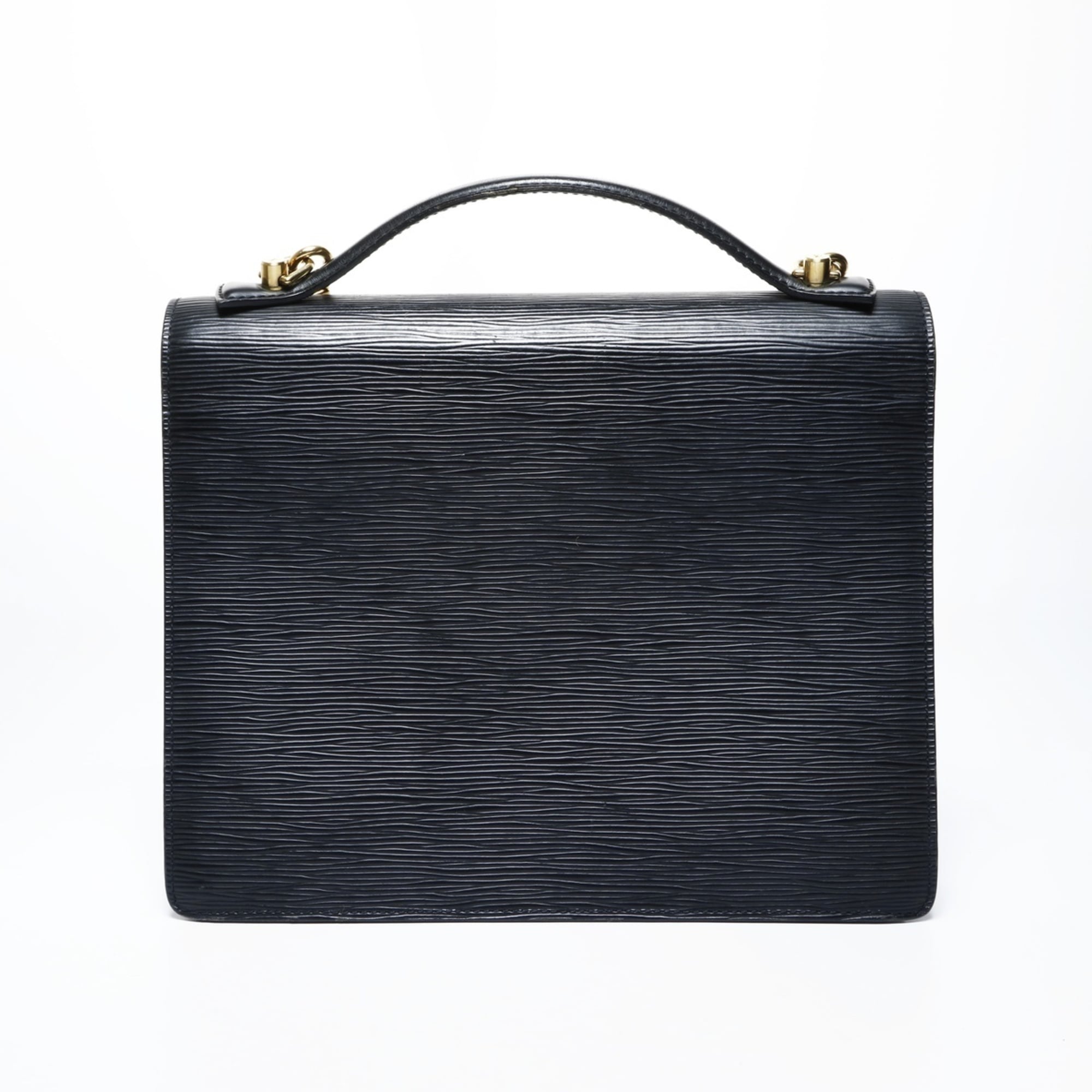 Louis Vuitton Epi Black Epi Leather Handbag