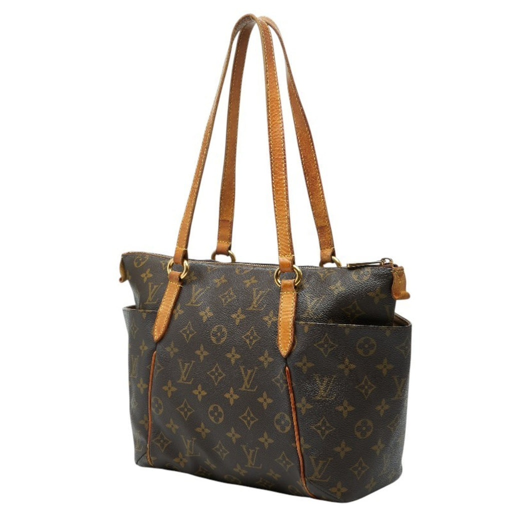 Louis Vuitton Brown Pvc Leather Handbag Shoulder Bag