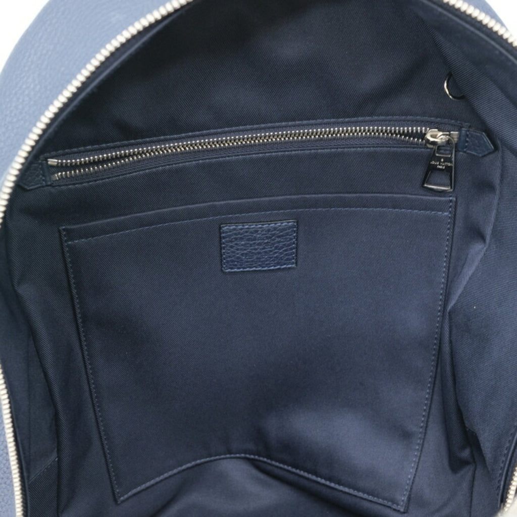 Louis Vuitton Dark Navy Leather Backpack