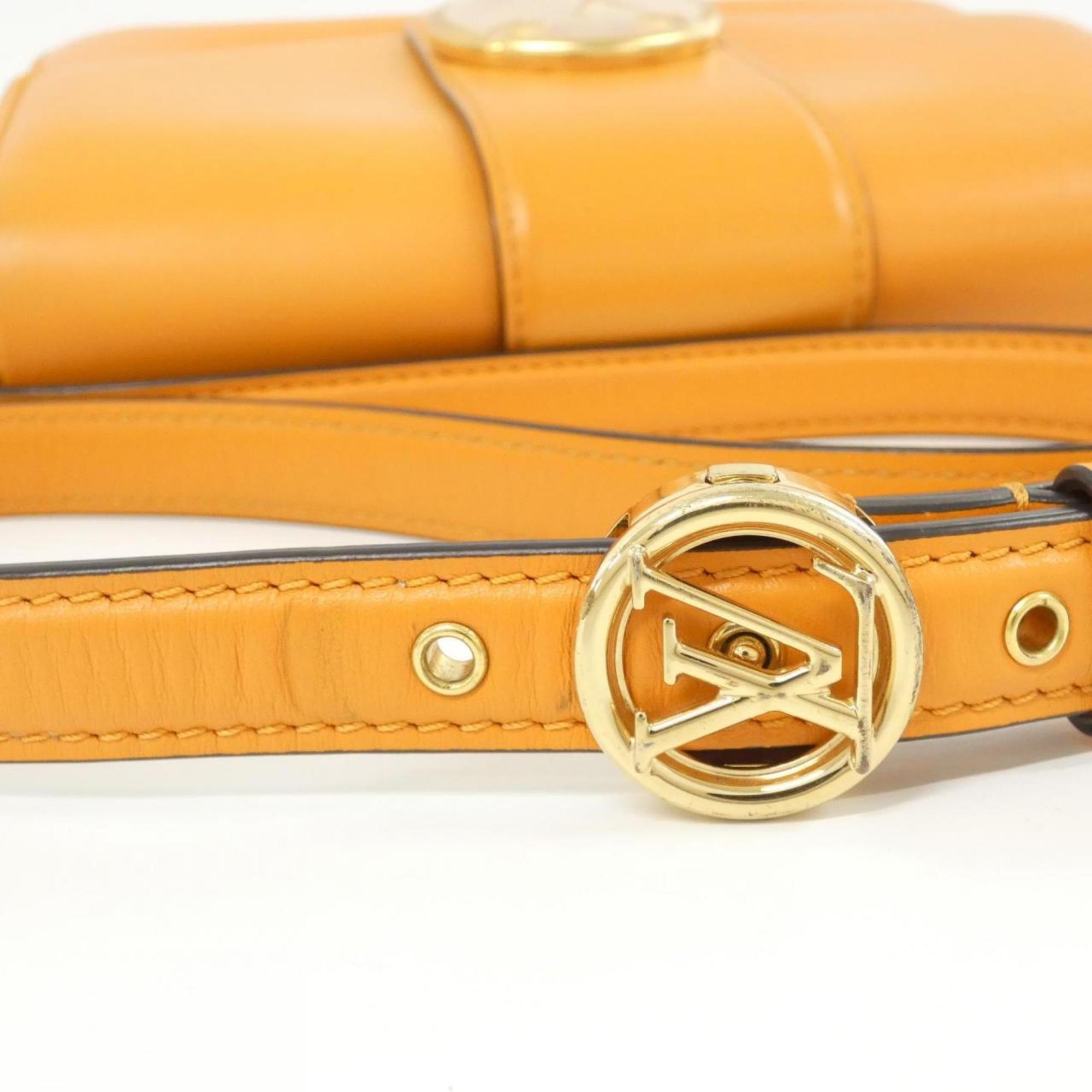 Louis Vuitton Orange Leather Shoulder Bag