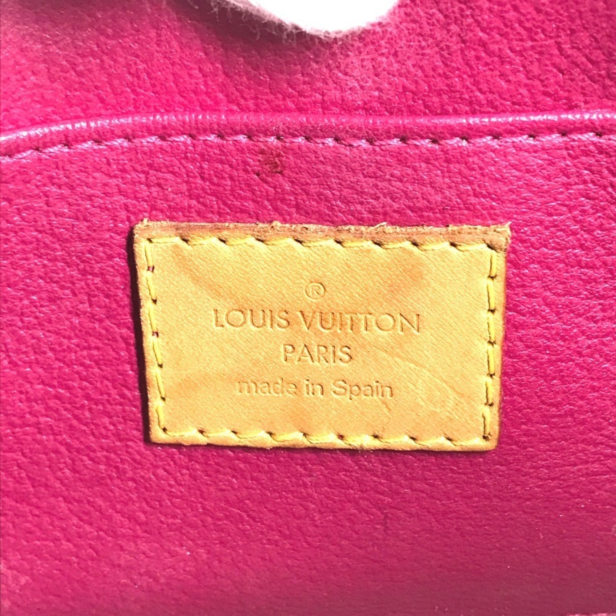 Louis Vuitton Pink Monogram Vernis Pochette Pouch