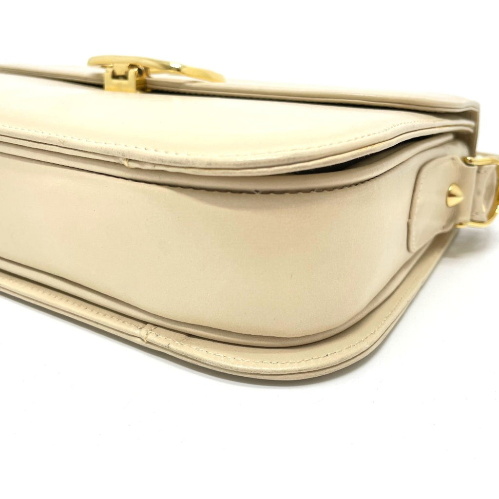 Celine Beige Leather Shoulder Bag