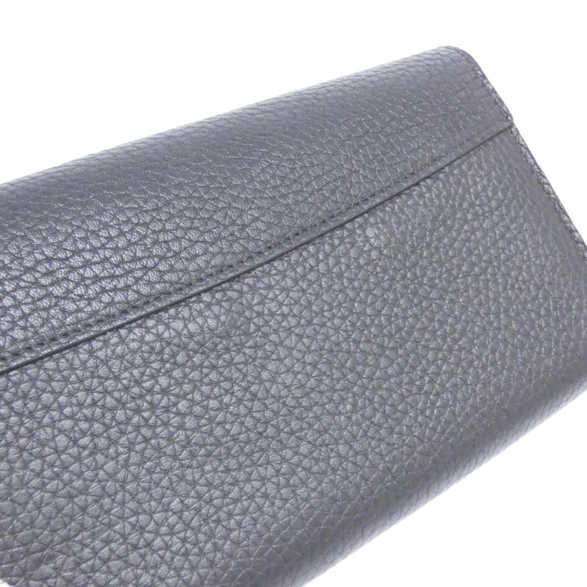 Louis Vuitton Taurillon Black Leather Long Wallet