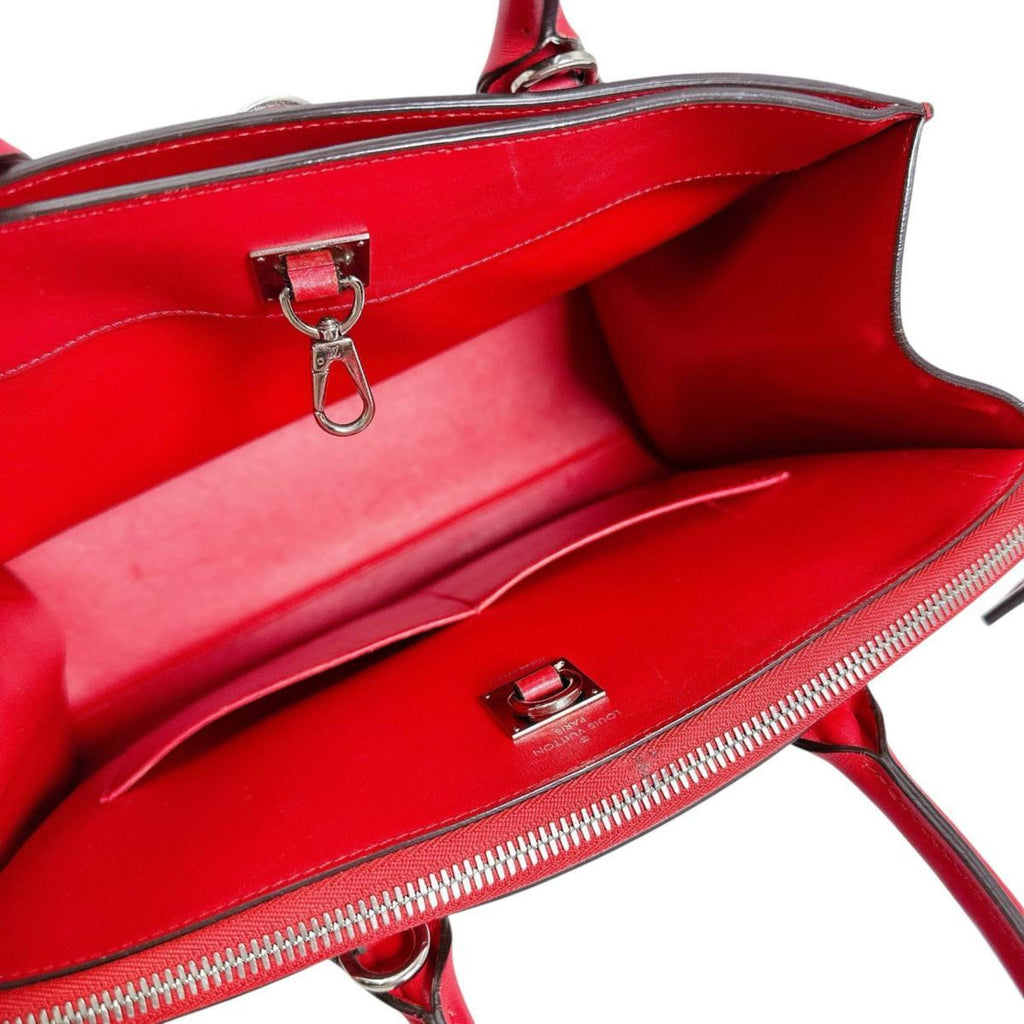 Louis Vuitton Red Color Leather Handbag