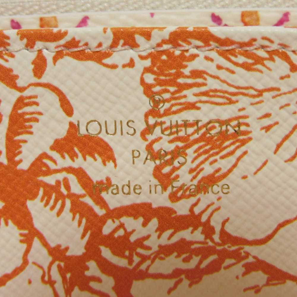 Louis Vuitton Coral Color Monogram Pink White Monogram Long Wallet