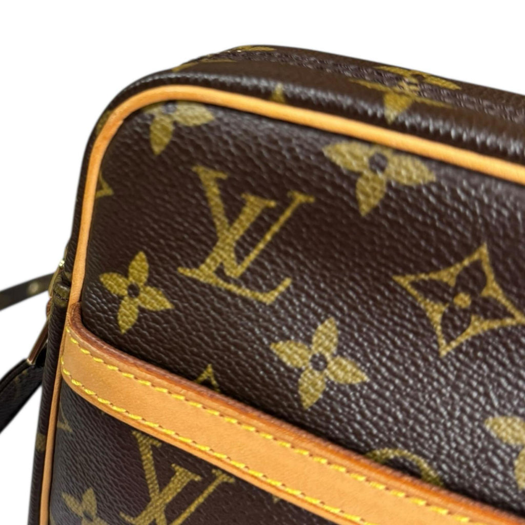 Louis Vuitton Brown Monogram Canvas Shoulder Bag