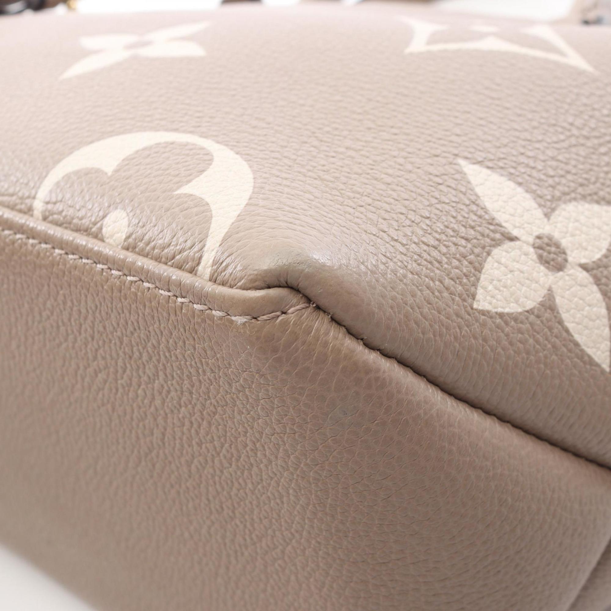 Louis Vuitton Beige Leather Handbag