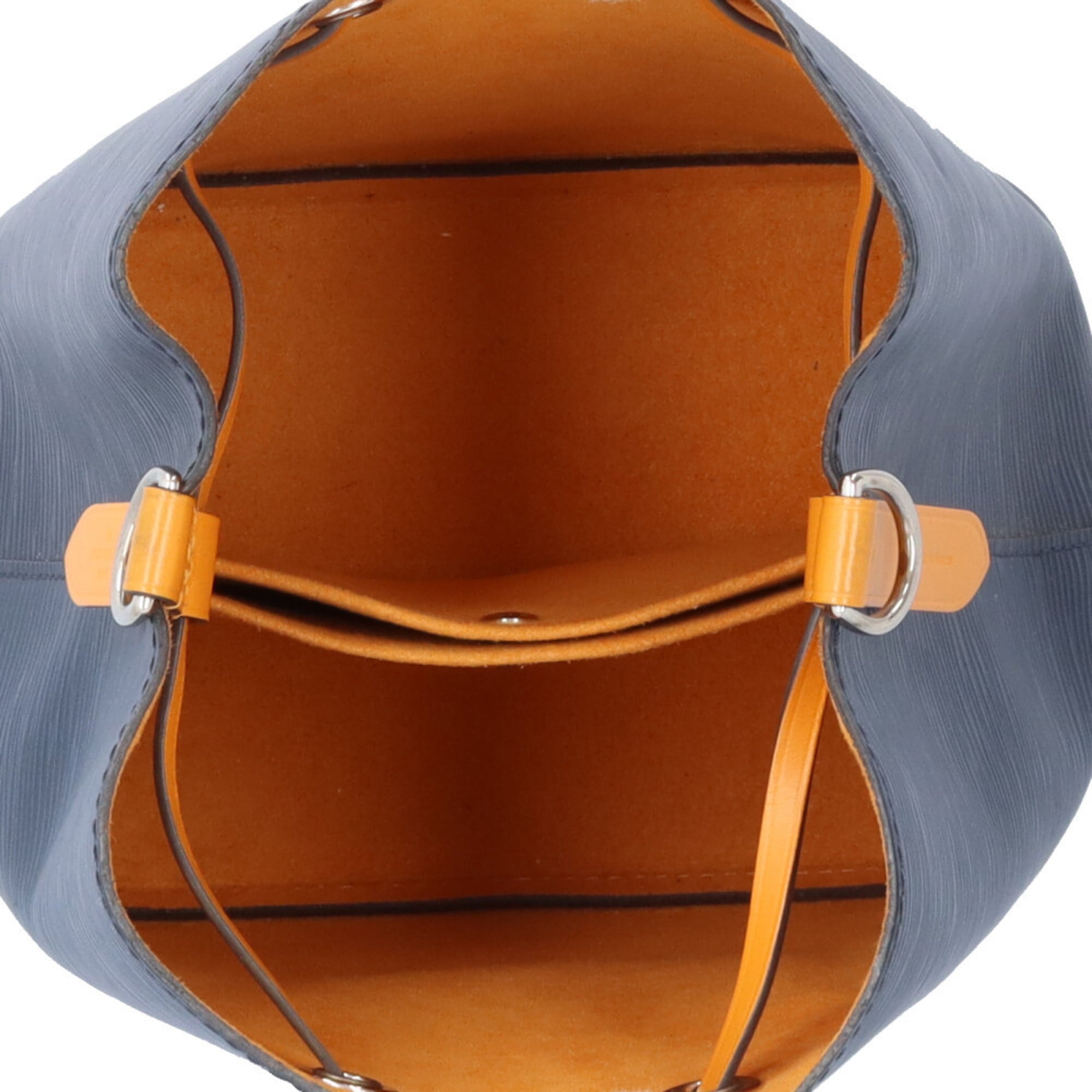 Louis Vuitton Epi Navy Orange Epi Leather Shoulder Bag