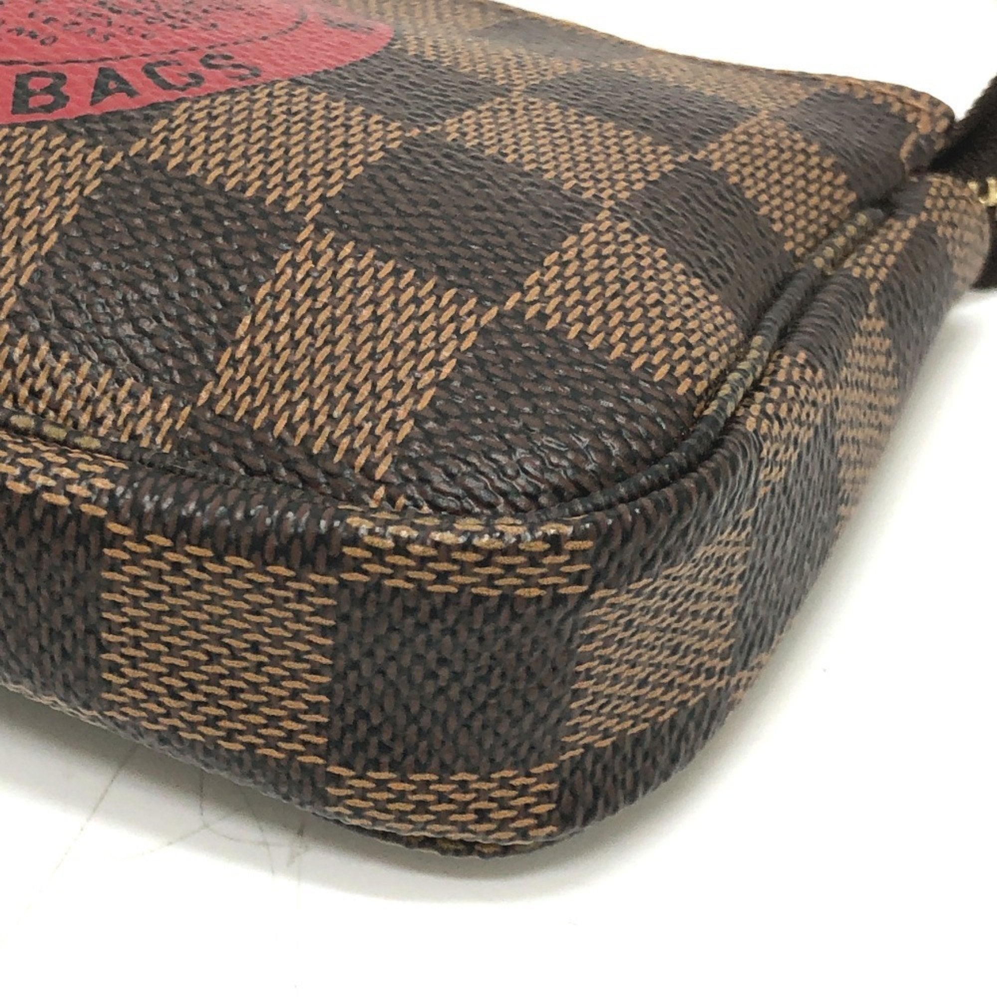 Louis Vuitton Brown Ebene Damier Canvas Pochette Pouch