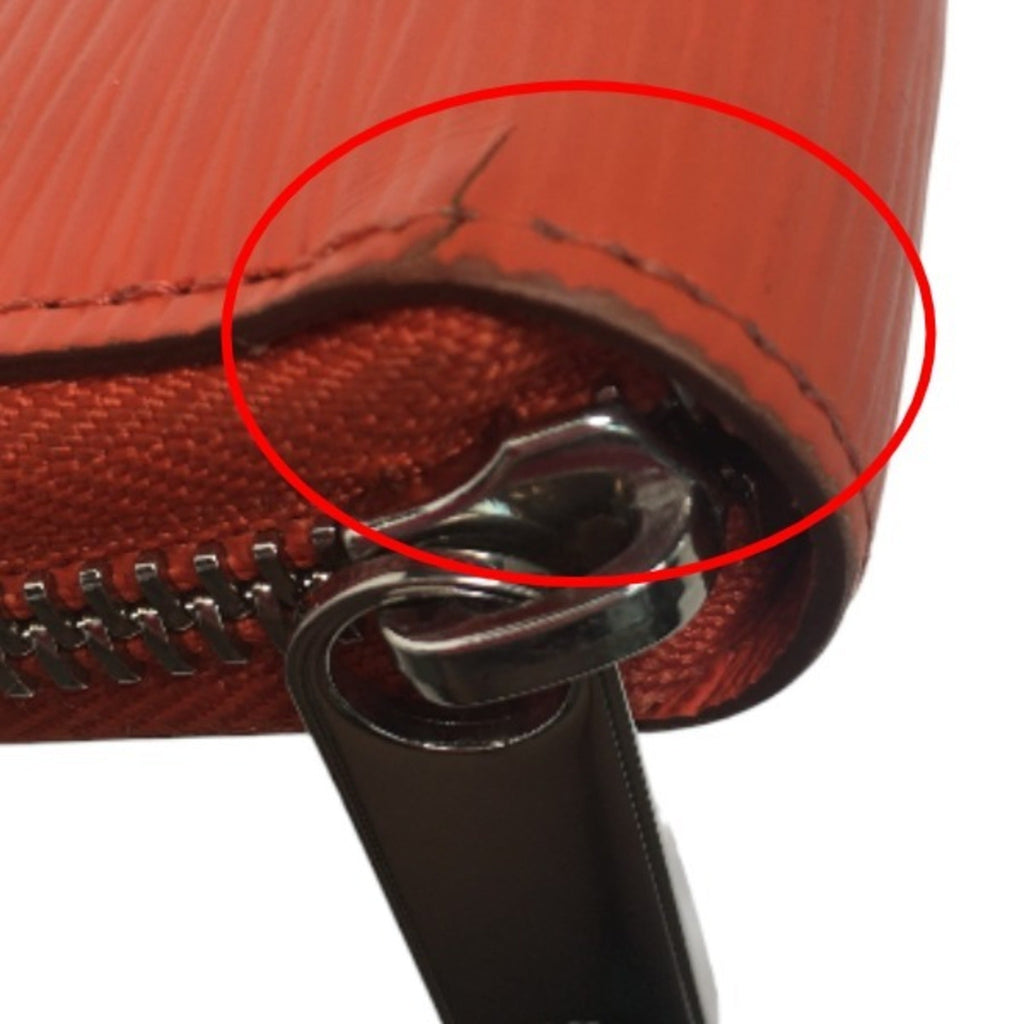 Louis Vuitton Epi Orange Epi Leather Long Wallet