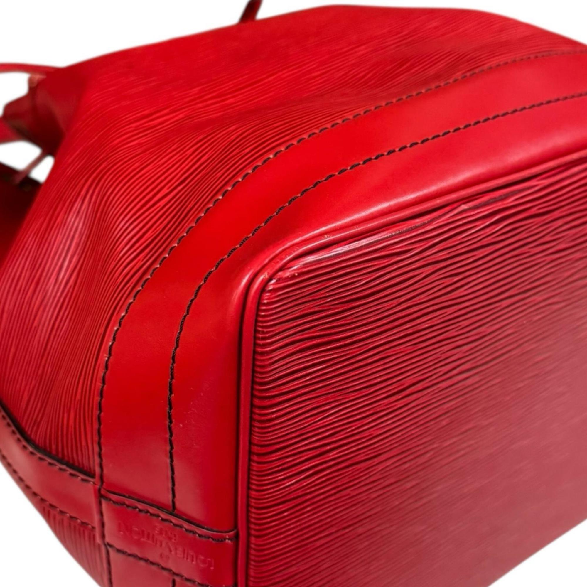 Louis Vuitton Castilian Red Red Color Epi Leather Shoulder Bag