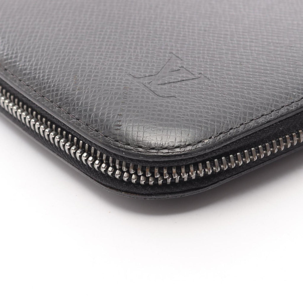 Louis Vuitton Black Leather Long Wallet