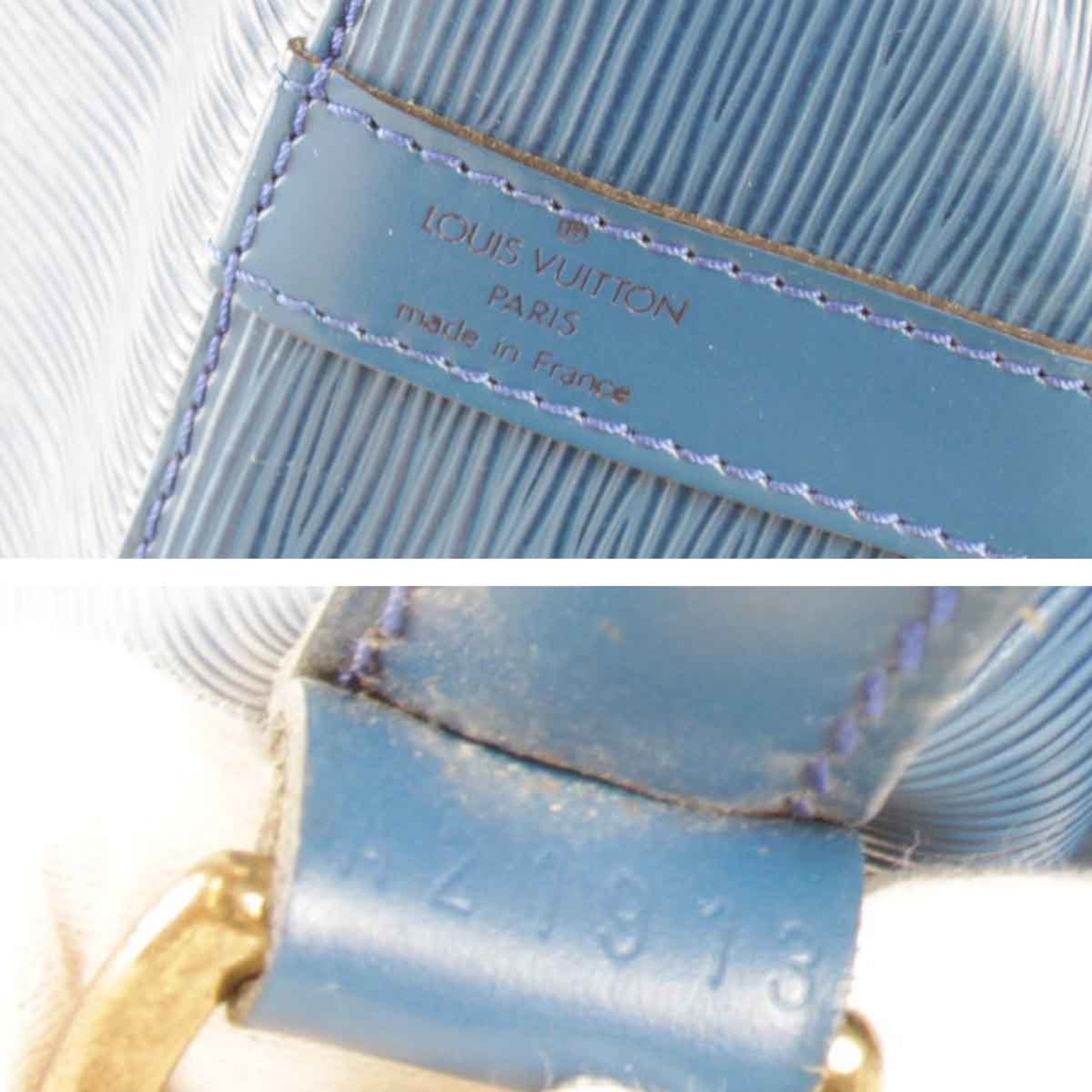 Louis Vuitton Blue Epi Leather Shoulder Bag