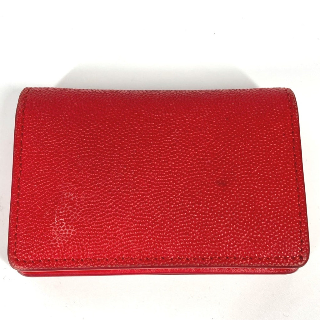 Burberry Red Leather Wallet (Bi-Fold)