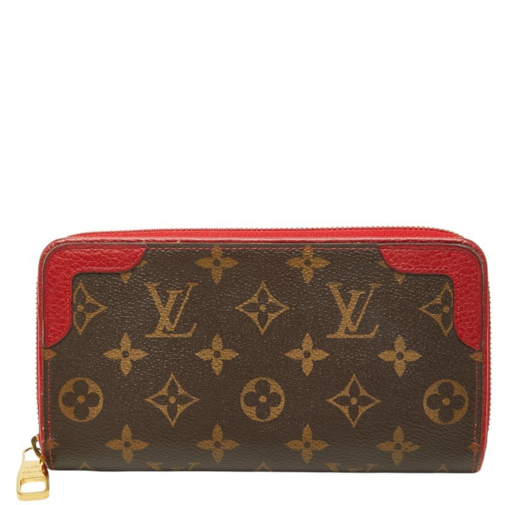 Louis Vuitton Monogram Brown Cerise Monogram Monogram Long Wallet