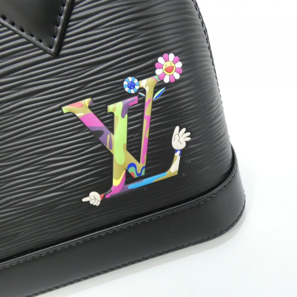 Louis Vuitton Black Leather Handbag