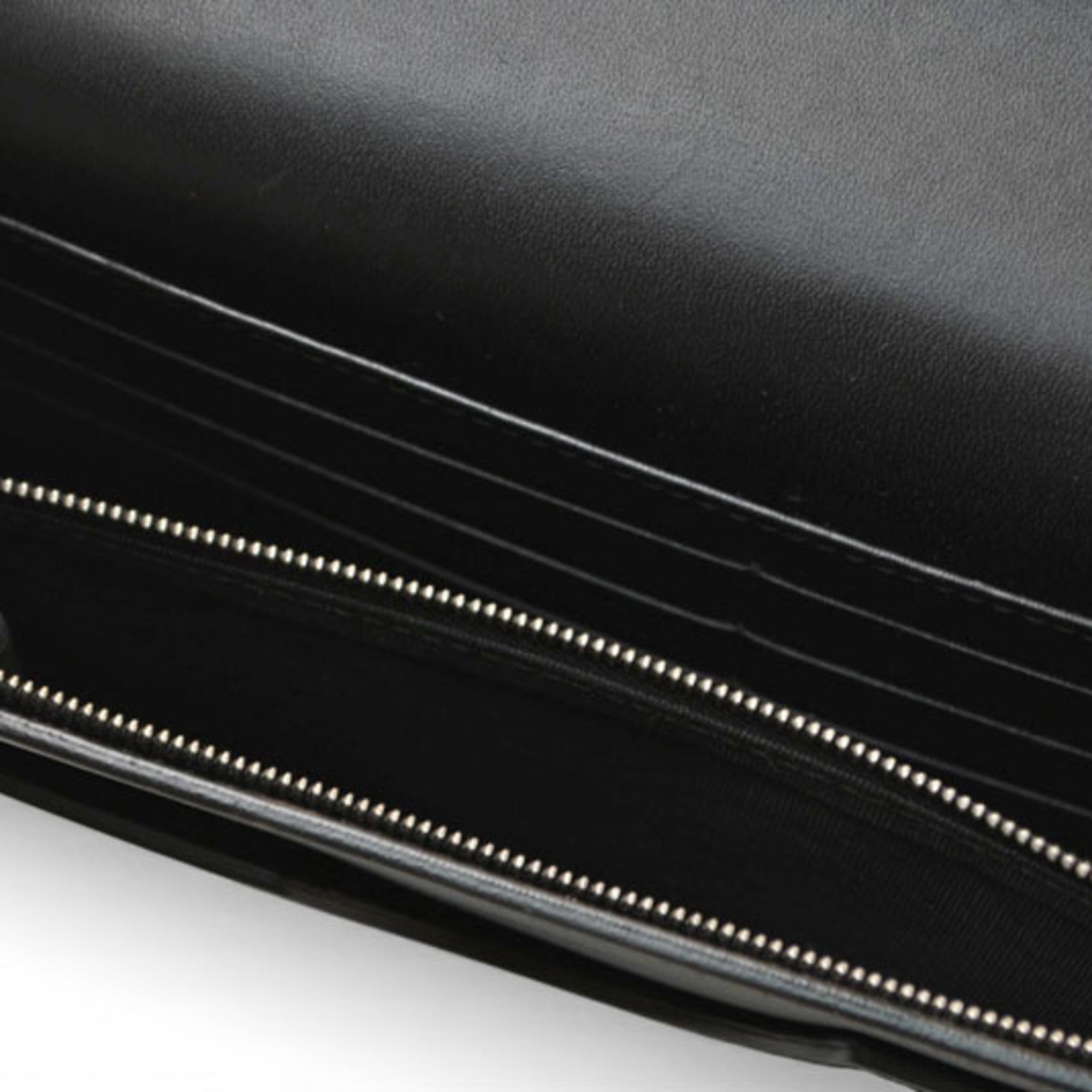 Gucci Black Leather Clutch Bag Shoulder Bag (Pre-Owned)