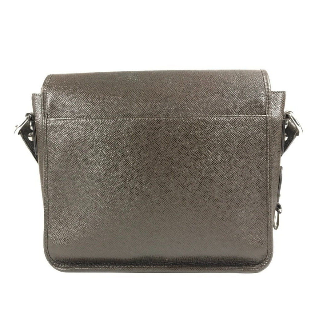 Louis Vuitton Brown Grizzly Taiga Leather Messenger Bag Shoulder Bag