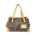 Louis Vuitton Marron Coated Canvas Handbag