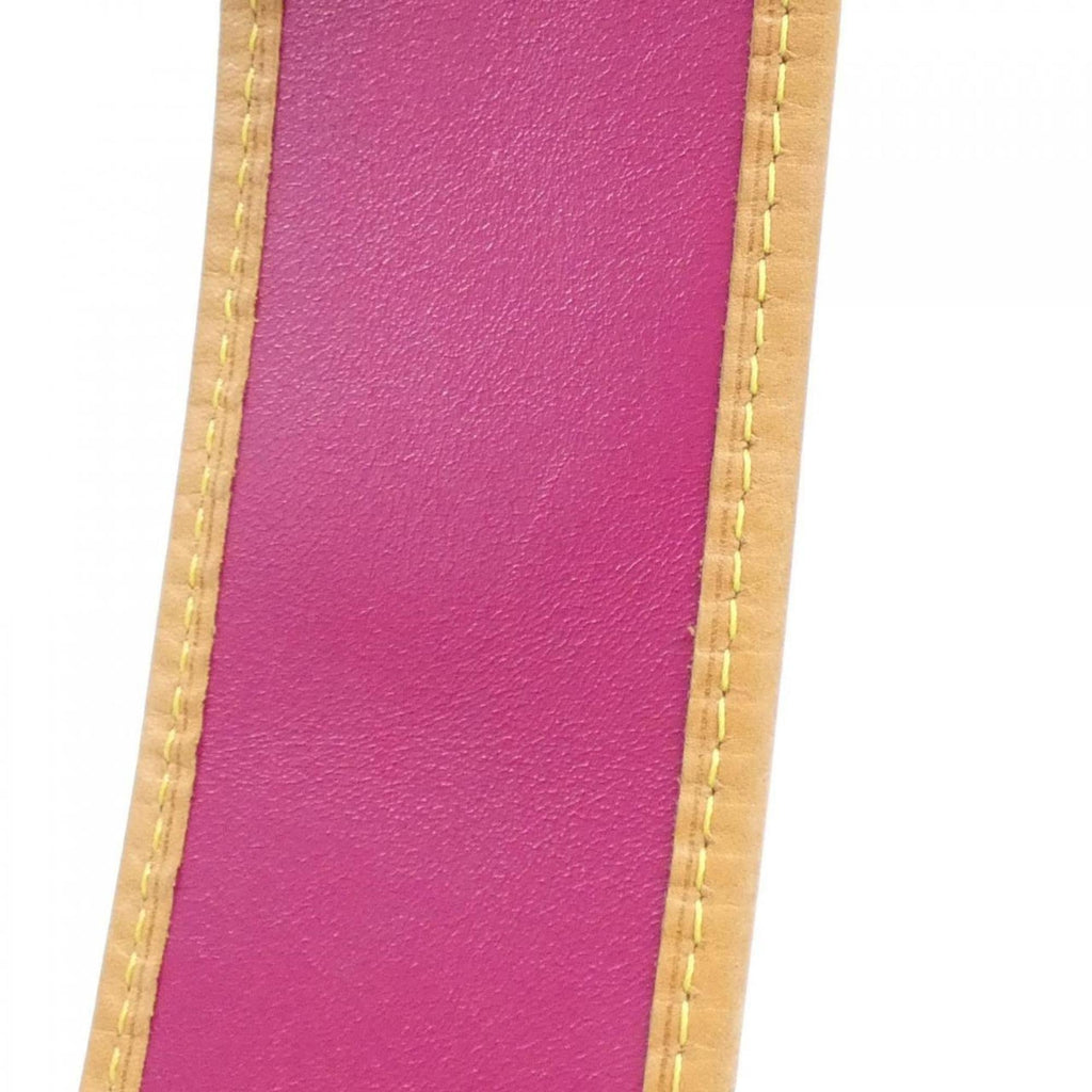 Louis Vuitton Brown Fuchsia Coated Canvas Shoulder Bag