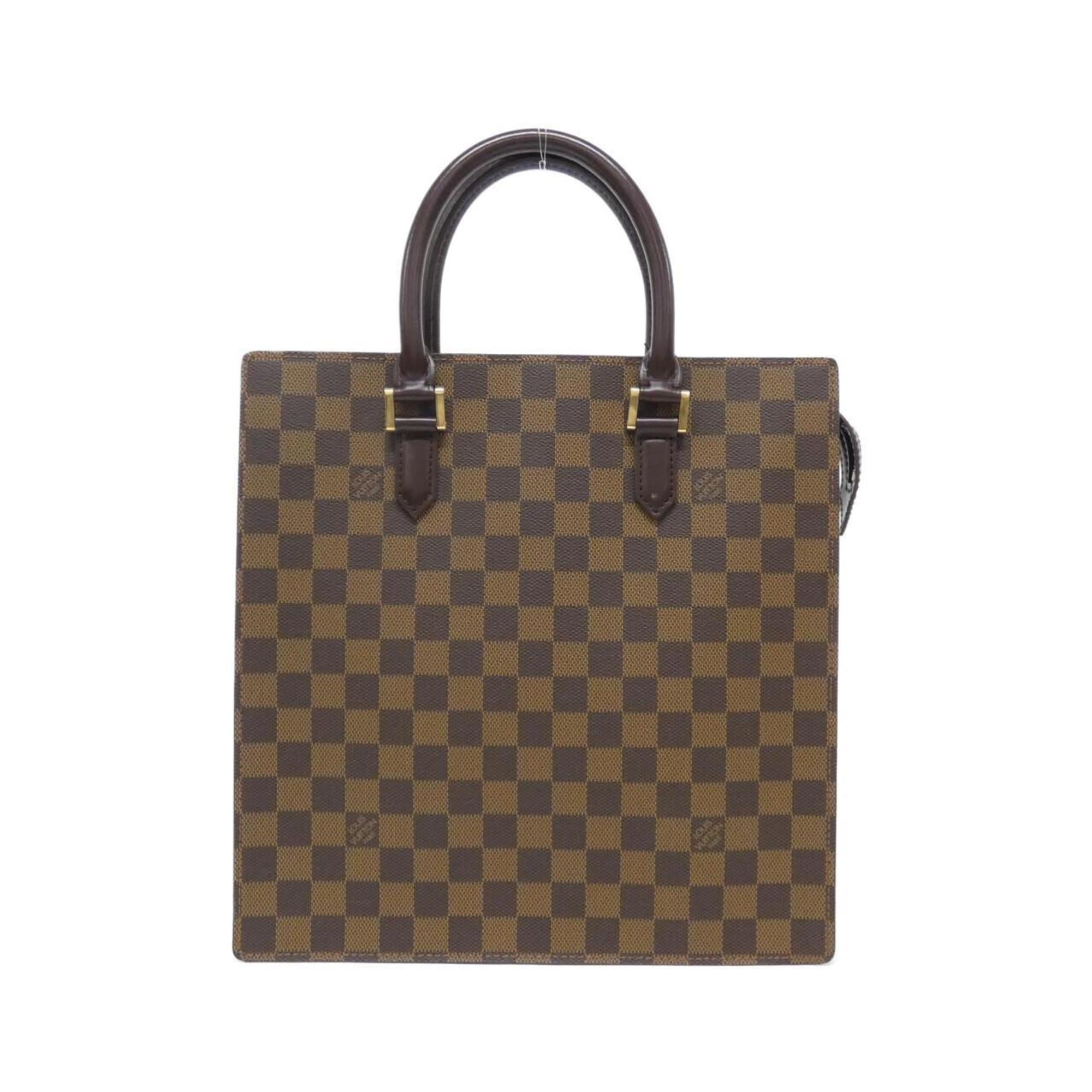 Louis Vuitton Brown Coated Canvas Handbag