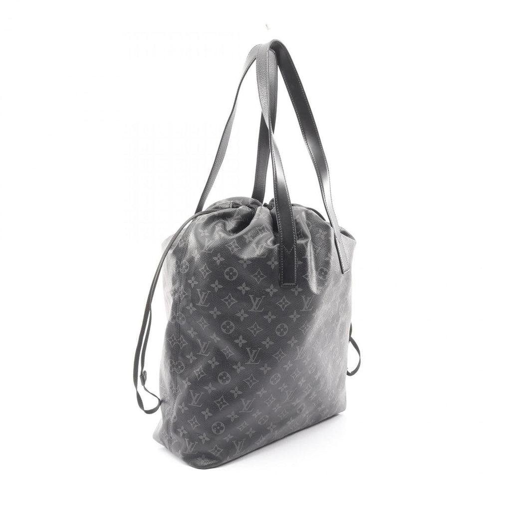 Louis Vuitton Black Coated Canvas Pvc Monogram Eclipse Leather Tote Bag