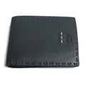 Fendi Gray Leather Wallet (Bi-Fold)