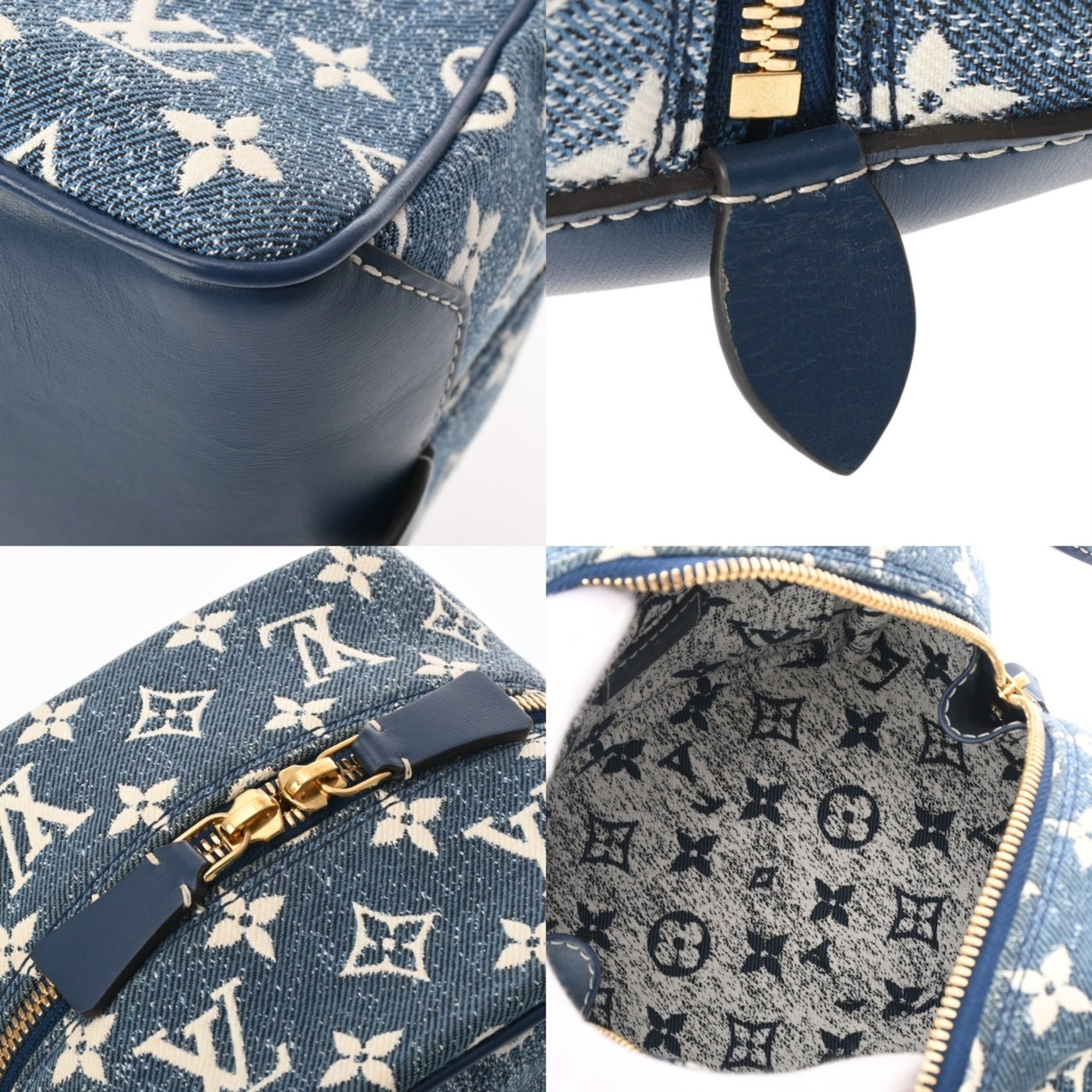 Louis Vuitton Blue Monogram Jacquard Denim Handbag