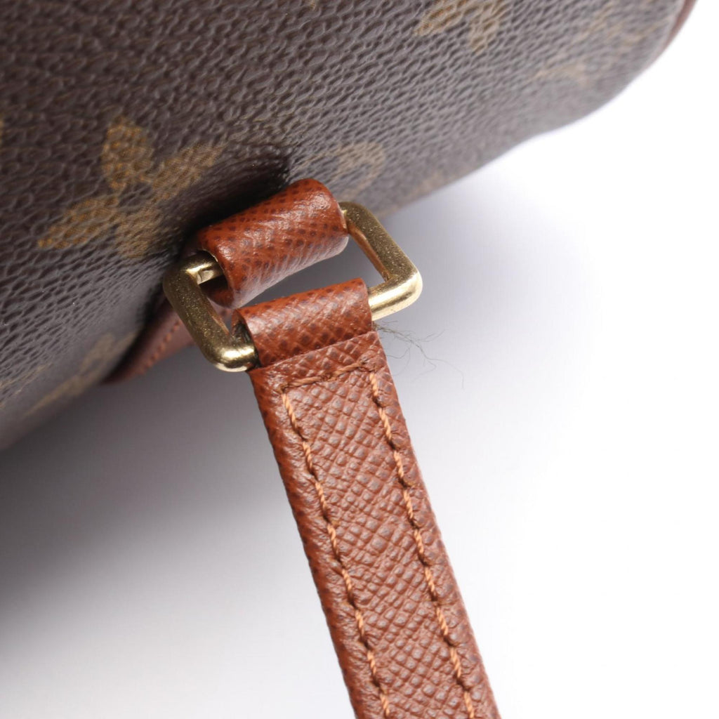 Louis Vuitton Brown Monogram Coated Canvas Leather Handbag
