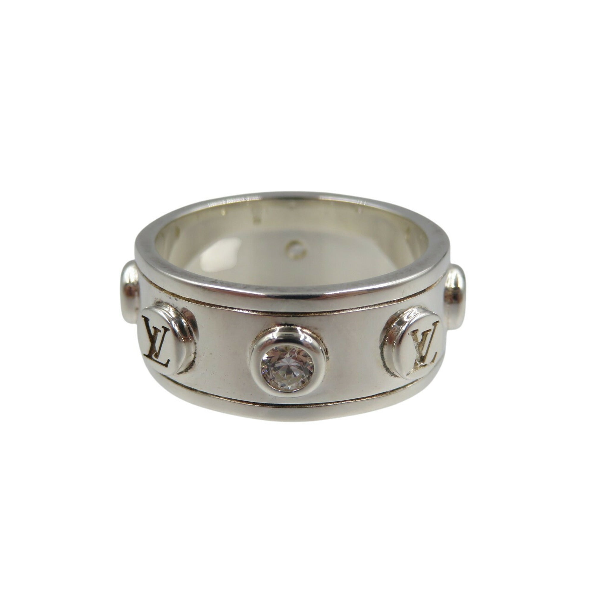 Louis Vuitton Silver Silver 925 Band Ring