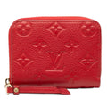 Louis Vuitton Red Color Sacrlet Leather Coin Purse/Coin Case