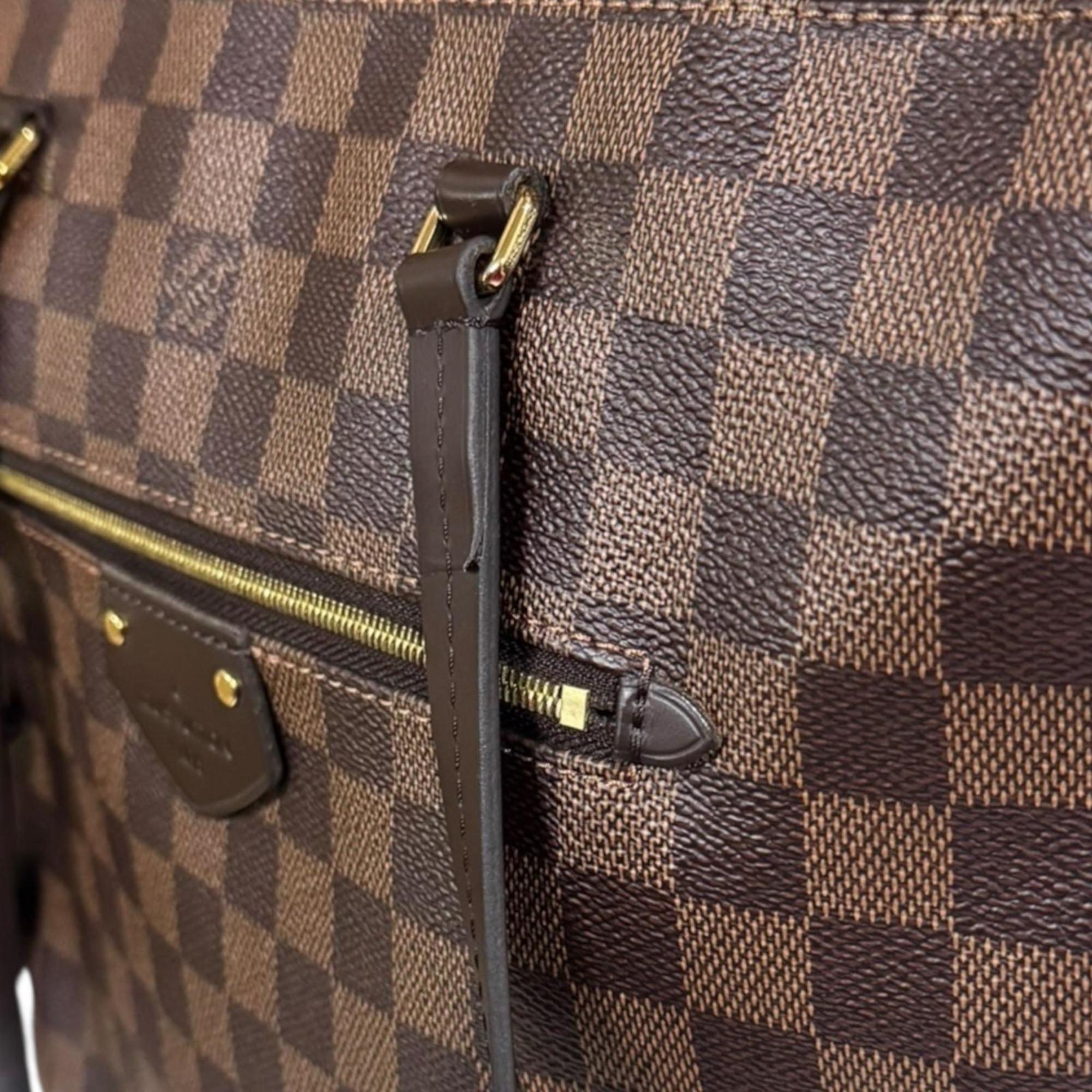 Louis Vuitton Brown Damier Canvas Tote Bag