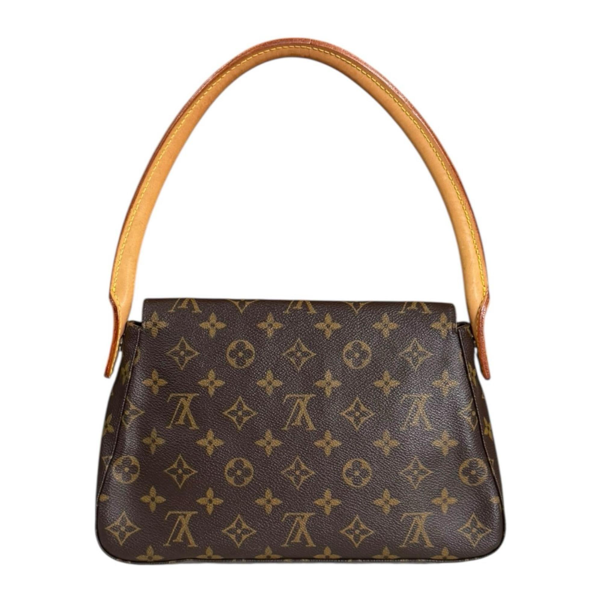 Louis Vuitton Brown Monogram Canvas Handbag