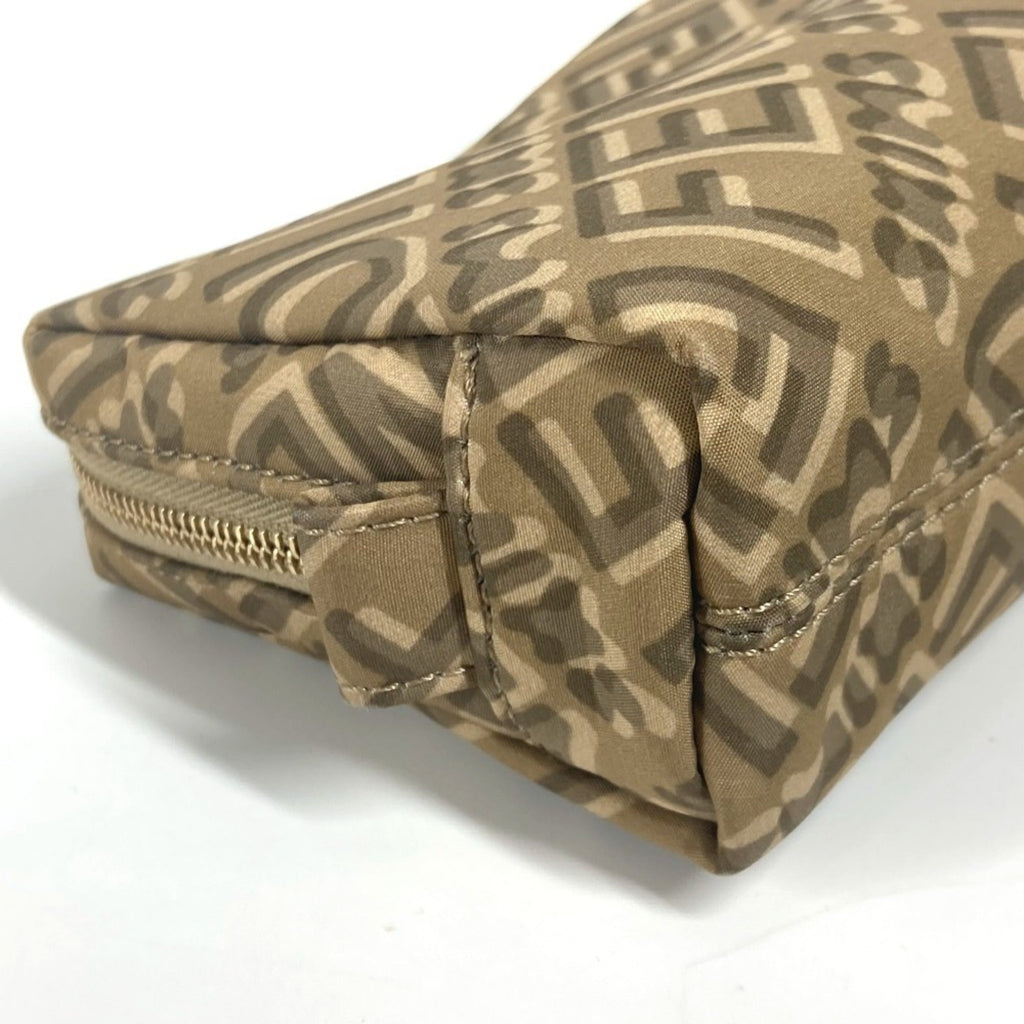 Fendi Beige Nylon Pouch