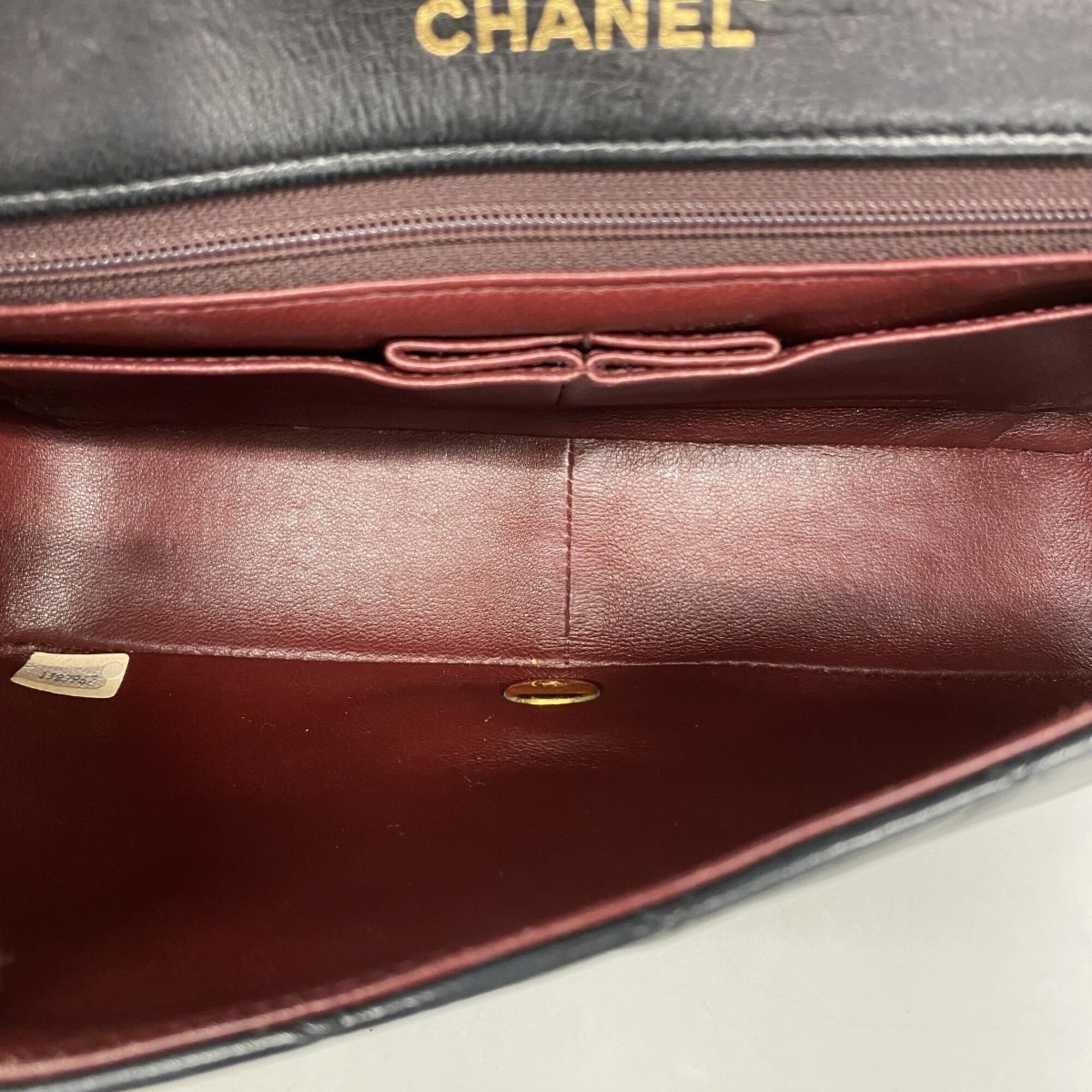 Chanel Black Leather Shoulder Bag