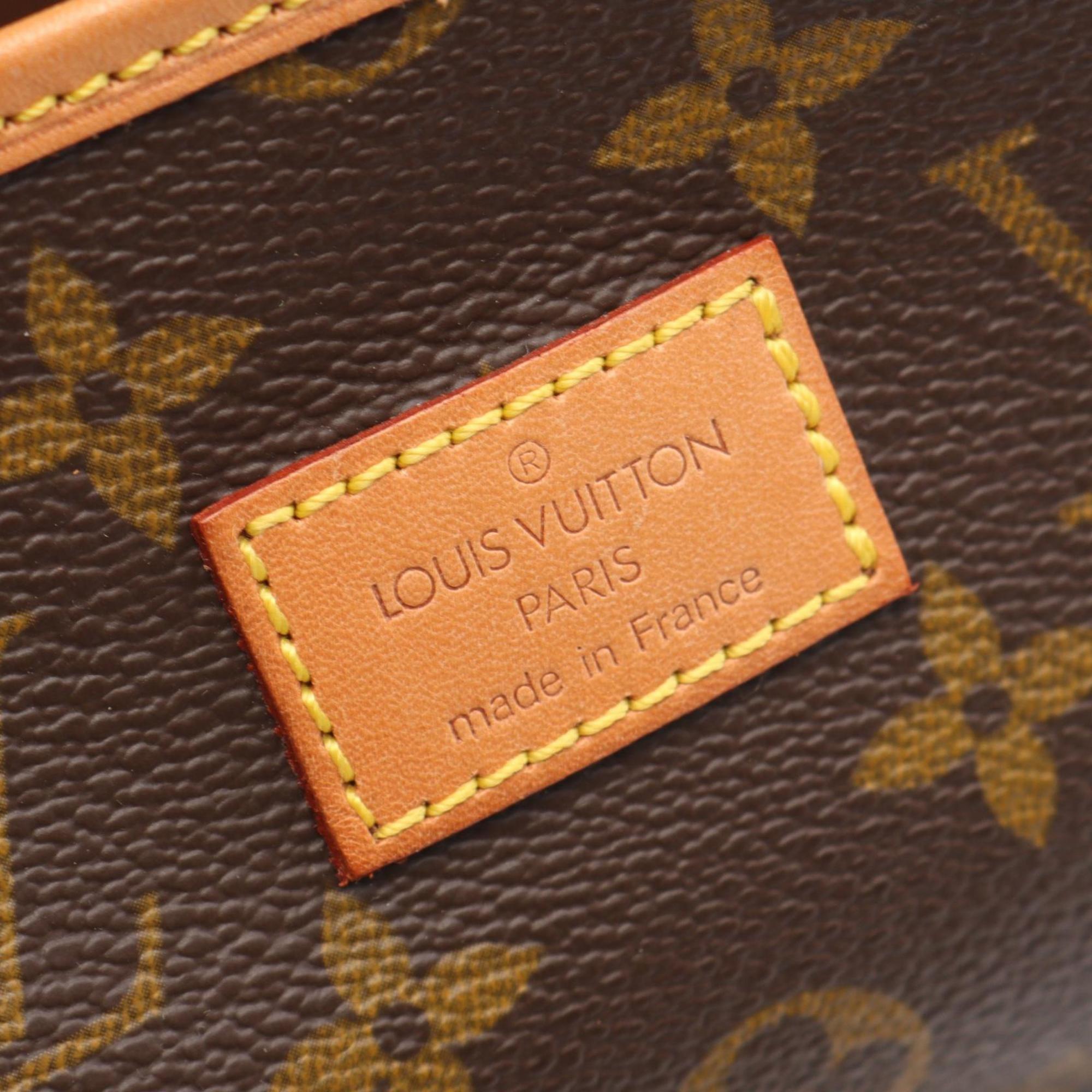 Louis Vuitton Brown Monogram Coated Canvas Pvc Leather Shoulder Bag
