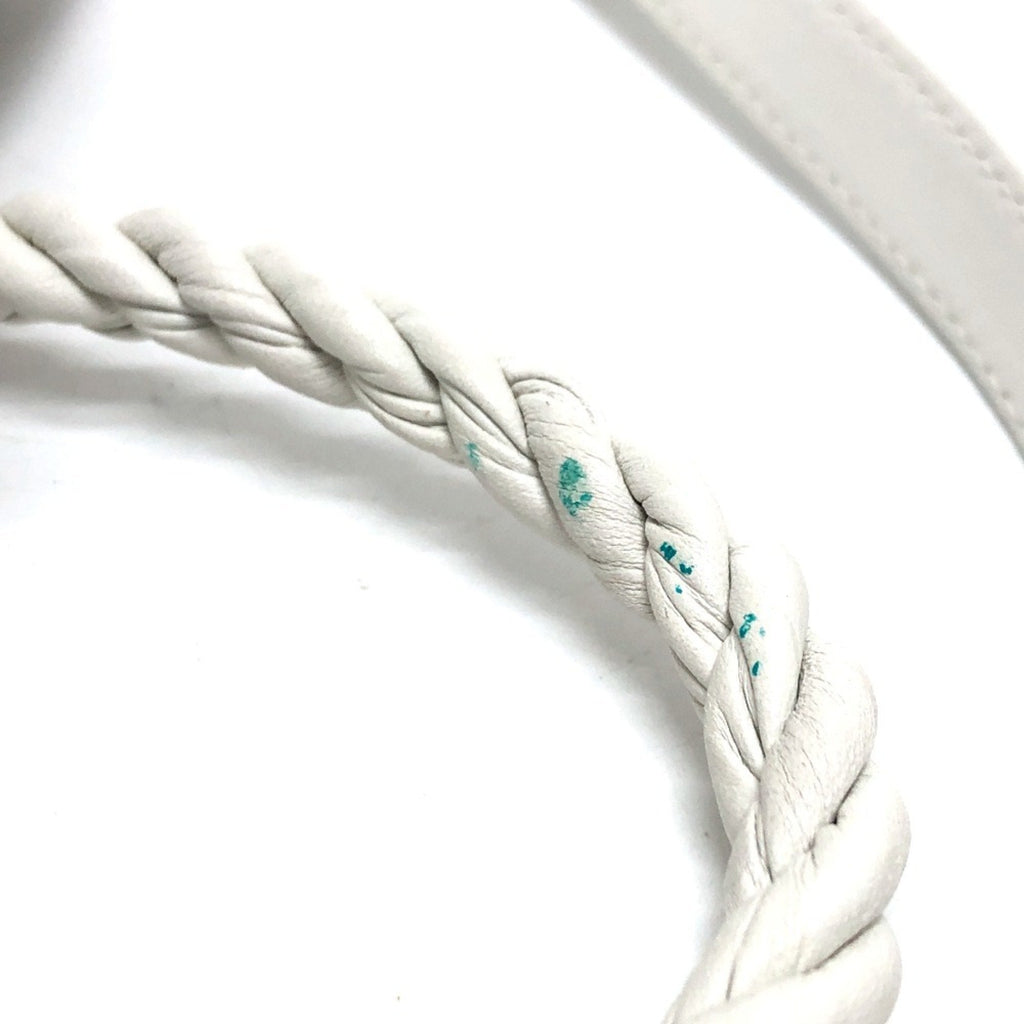 Balenciaga White Leather Hand