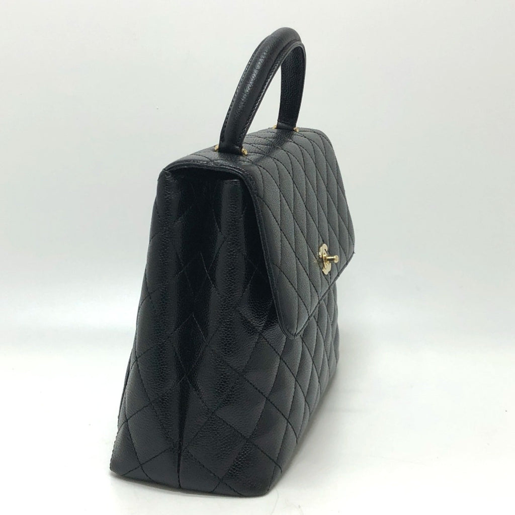 Chanel Black Leather Handbag