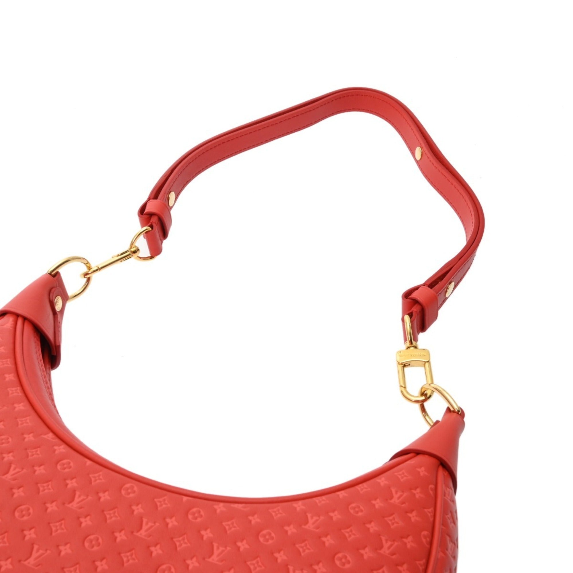 Louis Vuitton Red Color Leather Shoulder Bag